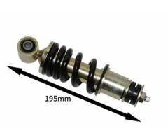 schokbreker DMP peugeot 210mm zwart fox