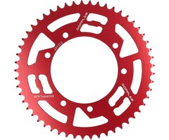 achterkettingwiel Doppler 53t rood aprilia, derbi, rieju mrt, rieju mrt pro, rx, senda sm, senda x-treme, sx 491212