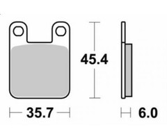 remblokset sbs model ajp dragster, gpr, hunter, katana, ludix, predator, rx, speedfight 105hf