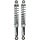 schokbrekerset DMP 300mm chroom camino, citta, puch maxi, tomos