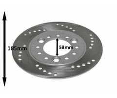 remschijf voor 185mm iva E-Go S4, china lx/napoli, riva, vx50