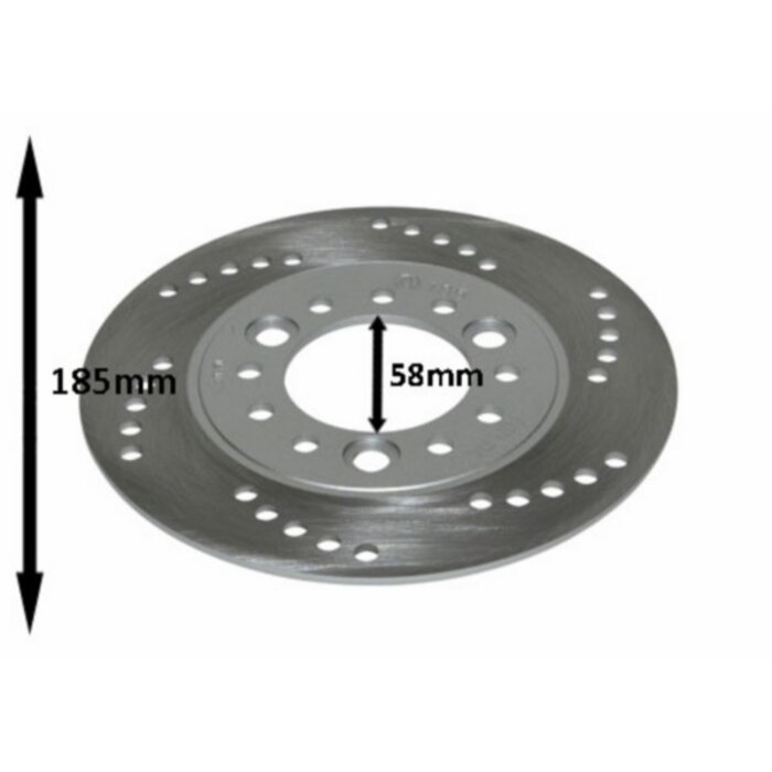 remschijf voor 185mm iva E-Go S4, china lx/napoli, riva, vx50