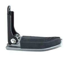 duo-voetsteun Piaggio origineel compleet (modellen v.a.2014) links zwart alu mp3 500cc, mp3-300cc 6568230090