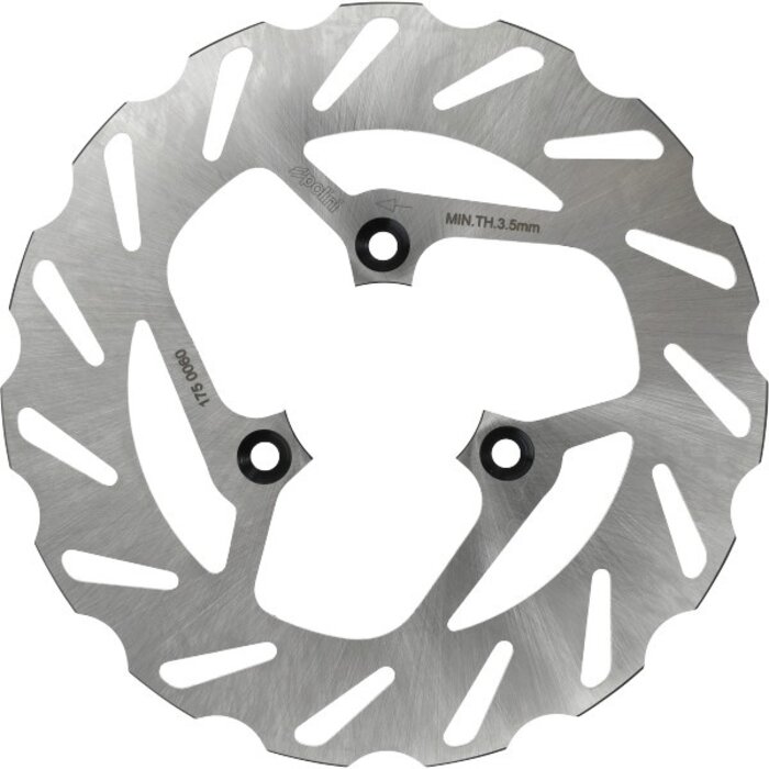 remschijf polini wave 3-gaats 220mm f12, malaguti, sr50 2t, ark 175.0060