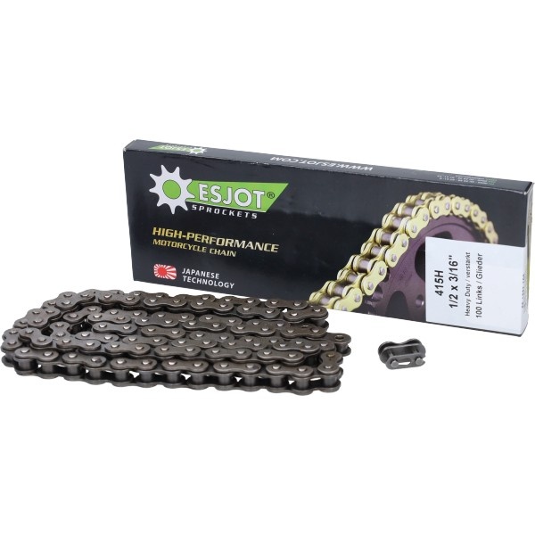 Ketting esjot 415-3/16 - 100 schakels - Puch Maxi/Tomos A35