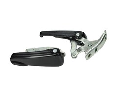 duo-voetsteunset Vespa zwart glans gts 125cc, gts 250cc, gts super 300cc