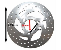 remschijf voor 226mm elystar, people