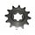 voorkettingwiel DMP 12t er, tsx, zr