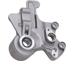 schokbrekerhouder Piaggio origineel links mp3 500cc, mp3 530 HPE, mp3-300cc, mp3-350cc, mp3-400cc 2b0006085