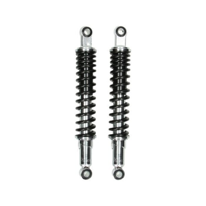 schokbrekerset A-kwaliteit MDI 310mm zwart/chroom mb, mt