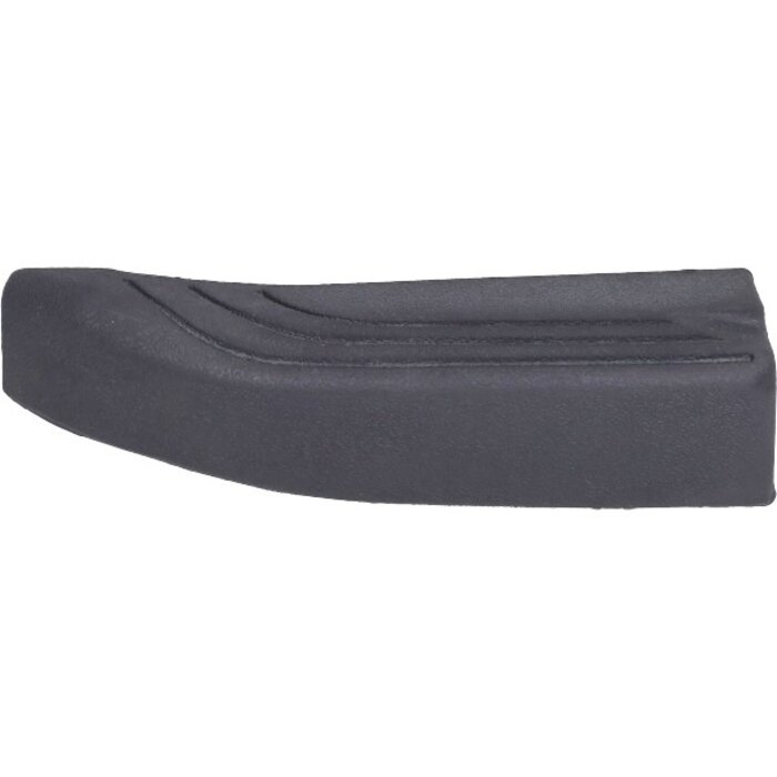 voetsteunrubber Piaggio origineel (modellen v.a.2014) rechts zwart alu beverly 125cc, beverly 300cc, beverly 350, mp3 500cc, mp3-125cc, mp3-300cc, mp3-310cc, mp3-350cc, mp3-400cc 656994