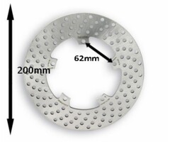 remschijf malossi 200mm lx, primavera, sprint, vespa S, zip2000sp 629078