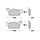 remblokset sbs voor china retro/torino, kb-k12, lead, nsr, scout, sniper, sv, top boy 121hf