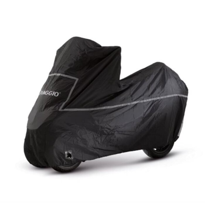 beschermhoes Piaggio origineel + windscherm zwart mp3, x10 605290m001