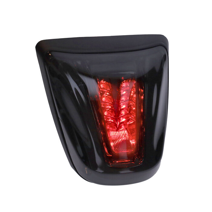 achterlicht led tube E-keur rand mat zwart/smoke glas >2018 primav/sprin DMP