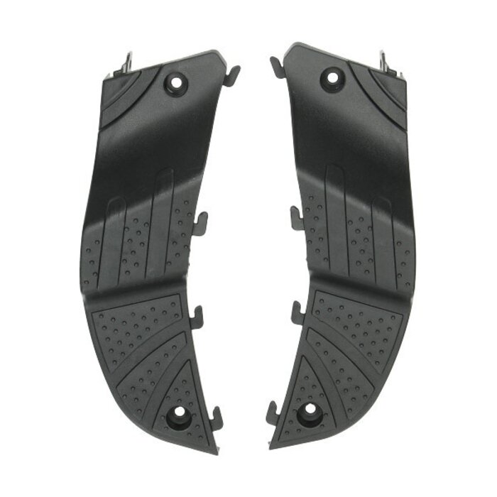 duo-voetsteunset zwart fiddle