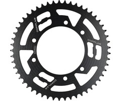 achterkettingwiel Doppler 53t zwart derbi, furia, peugeot, rieju mrt, rieju mrt pro, senda, senda sm, senda x-treme, xp6 500921