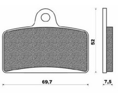 remblokset newfren v.a. 2009 gpr, rs, rs4 fd0380