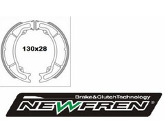 remsegmentset newfren 130x28mm 125cc fiddle 2, simply, symphony gf1312