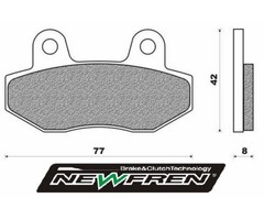 remblokset newfren voor agm VX50, china lx/napoli, gts toscana, mbx, nsr, speedfight 3, vx50 fd0358