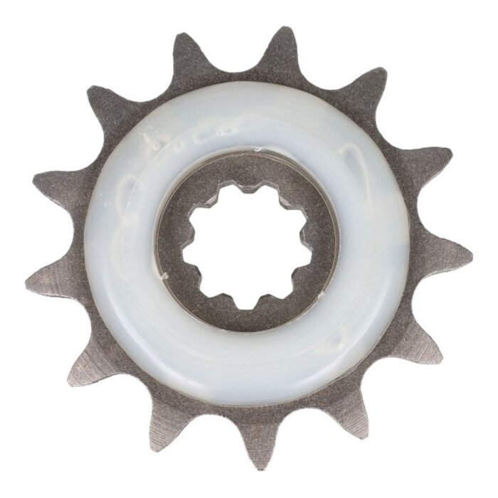 voorkettingwiel + rubber A-kwaliteit 13t puch maxi