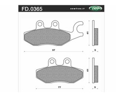 remblokset newfren Heng Tong beverly 350, medley 125, mp3, mp3-300cc, x10, x9-250cc