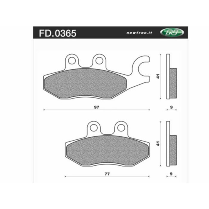 remblokset newfren Heng Tong beverly 350, medley 125, mp3, mp3-300cc, x10, x9-250cc