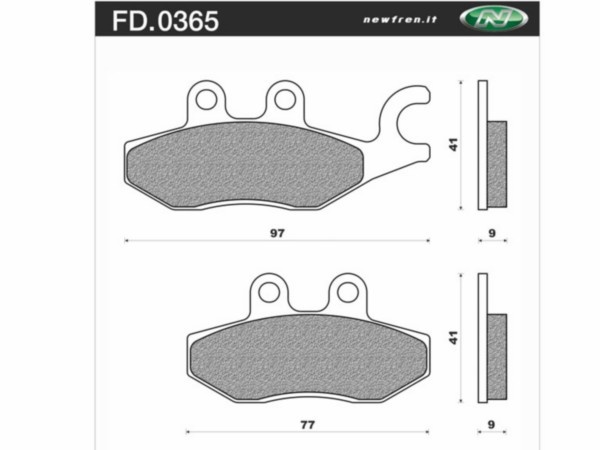 remblokset newfren Heng Tong beverly 350, medley 125, mp3, mp3-300cc, x10, x9-250cc