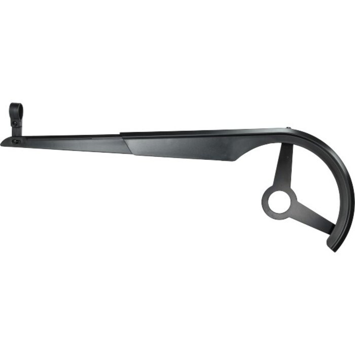 kettingrand + steun compleet V8 - V20 zwart fatbike