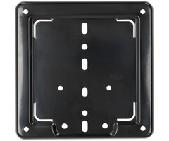 houder kentekenplaat metaal vespa classic 170x170mm zwart