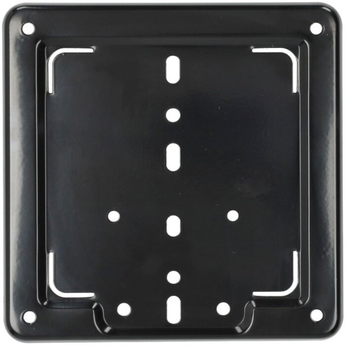 houder kentekenplaat metaal vespa classic 170x170mm zwart