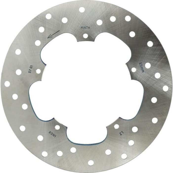 remschijf Piaggio origineel 5-gaats achter dna, runner 125cc, runner 180cc 2t, x8, x9 56392r