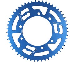 achterkettingwiel Doppler 53t blauw aprilia, derbi, furia, peugeot, rieju mrt, rieju mrt pro, rx, senda, senda sm, senda x-treme, sx, xp6 508244