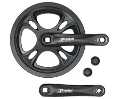 crank trapas set L+R + tandwiel 48t - V20 PRO zwart fatbike
