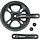 crank trapas set L+R + tandwiel 48t - V20 PRO zwart fatbike