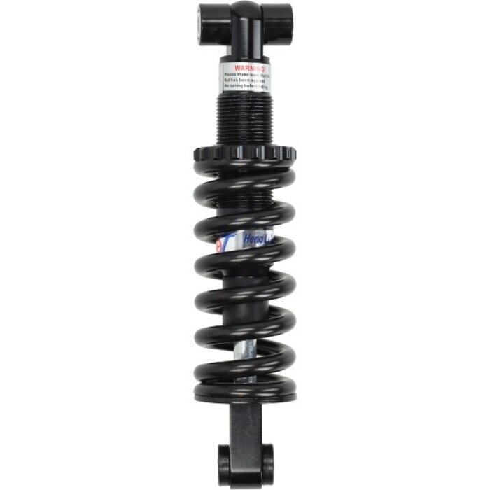 schokbreker achter mono (sterkte instelbaar) lengte 190mm - V8 - V20 zwart fatbike