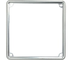 rand kentekenplaat metaal 170x170mm vespa classic chroom