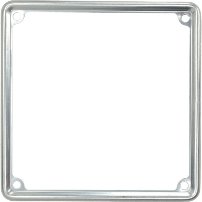 rand kentekenplaat metaal 170x170mm vespa classic chroom