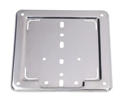 houder kentekenplaat metaal vespa classic 170x170mm chroom