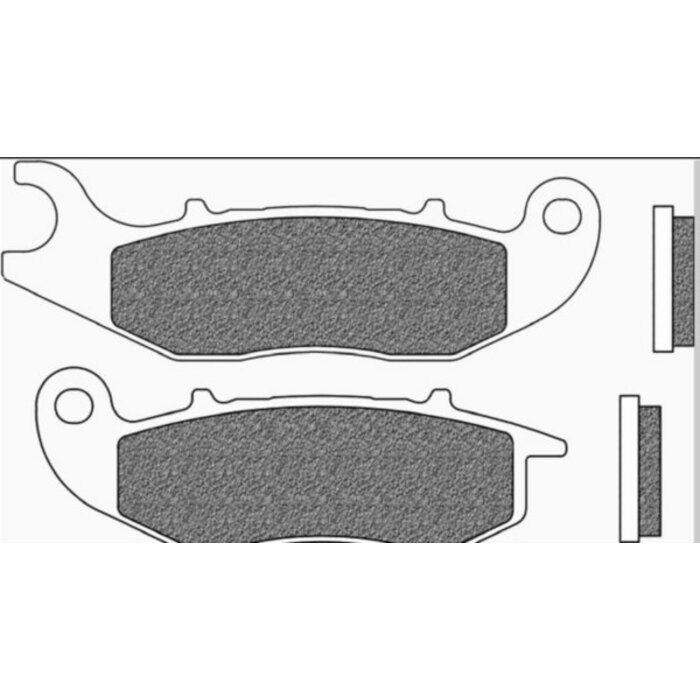 remblokset newfren voor gts 300, pcx, E2, liberty IGET, medley 125 fd0444