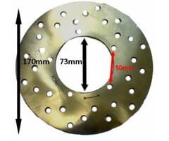 remschijf DMP origineel kwaliteit 175mm rvs nrg extreme, nrg mc2, nrg mc3, runner, stalker