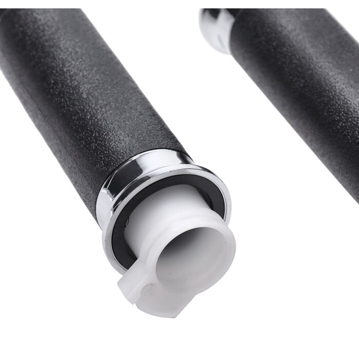 Power1 Handvatset + Gasdraaistuk 25mm Power1 Zwart – Geschikt voor AGM, BTC, Senzo & China Retro Scooters (GY6 4T)