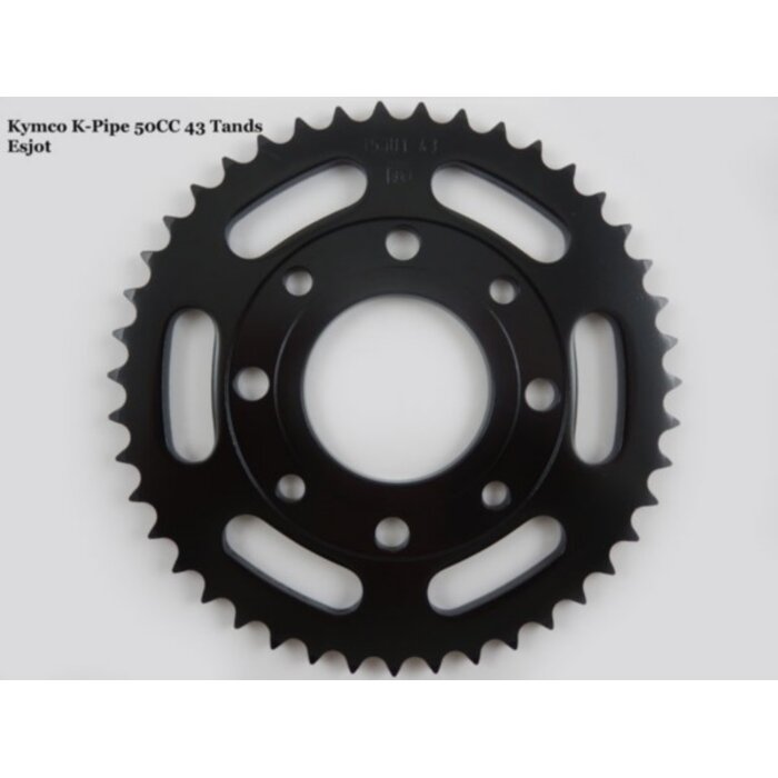 achterkettingwiel esjot 43t k-pipe