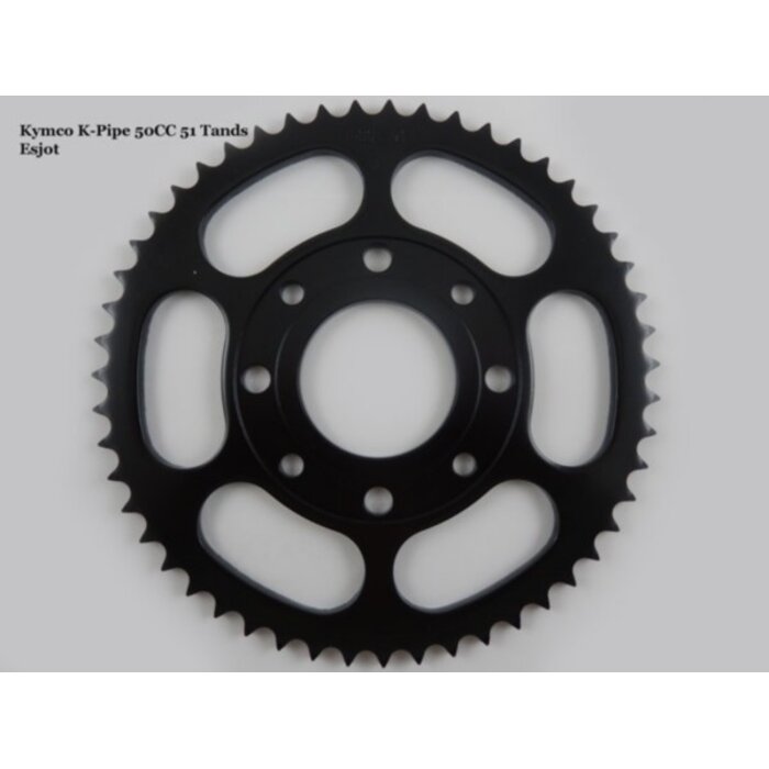 achterkettingwiel esjot 51t k-pipe