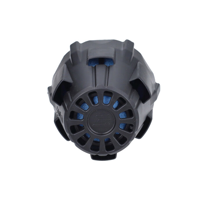 Polini Powerfilter 46mm Schuin 30° – Luchtfilter Scooter / Carburateur – Zwart