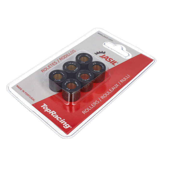 Variorolset 6.0g 16x13mm Top Racing – GY6 / Piaggio Oud Type – Set van 6