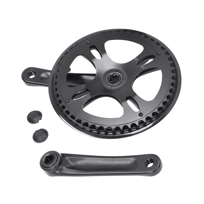 Crank trapas set L+R + tandwiel 48t - V20 PRO zwart Fatbike