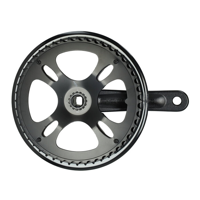 Crank trapas set L+R + tandwiel 48t - V20 PRO zwart Fatbike