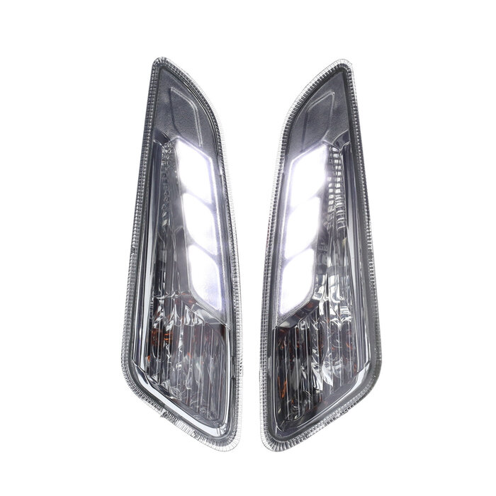 knipperlichtset led dagrijverlichting bol/knip primav/sprin licht smoke voor DMP