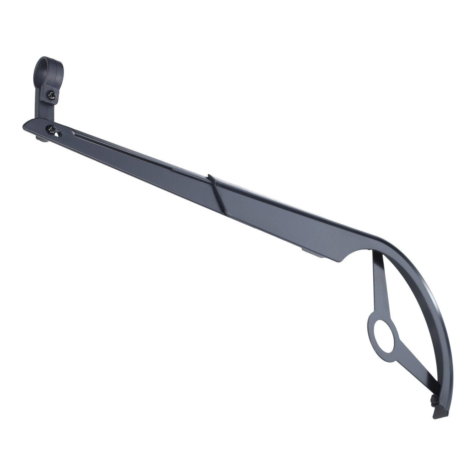 Kettingrand + steun Compleet V8 - V20 - zwart - Fatbike